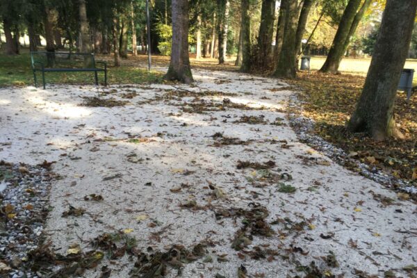 Pavimentazione naturale ecocompatibile con inerte terroso stabilizzato