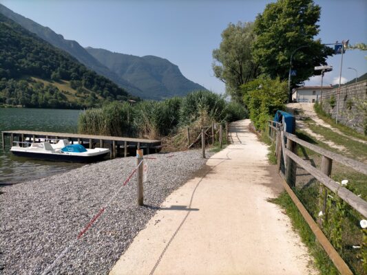 Pavimentazione ecocompatibile ciclopedonale