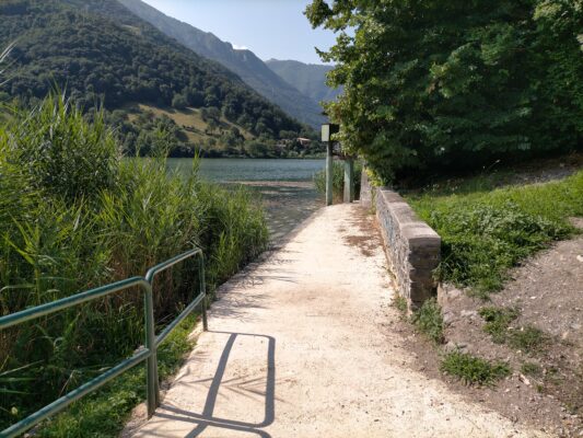 Pavimentazione ecocompatibile ciclopedonale