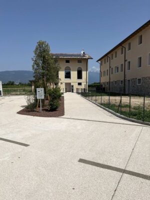 Pavimentazione drenante ecocompatibile con aggregato monogranulare