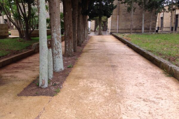 Pavimentazione naturale ecocompatibile con misto granulare stabilizzato