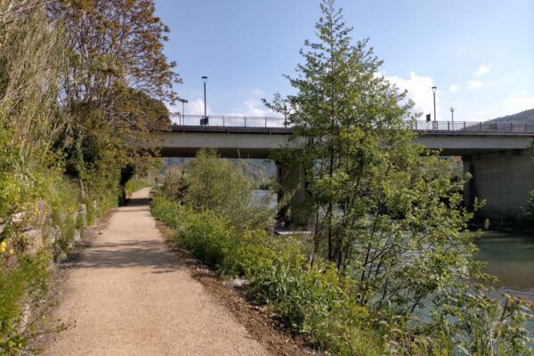 Chiavari (GE): realizzazione di pavimentazione ciclopedonale ecocompatibile lungo il fiume Entella