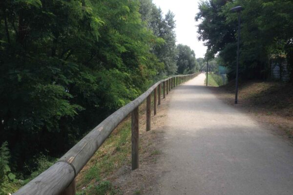 Circolo Canottieri a Casale Monferrato (AL): realizzazione pavimentazione ecocompatibile in misto granulare stabilizzato