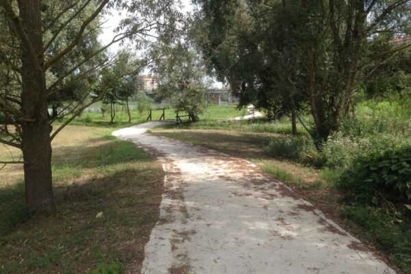 Circolo Canottieri a Casale Monferrato (AL): realizzazione pavimentazione ecocompatibile in misto granulare stabilizzato