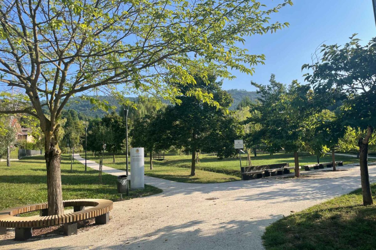 Intervento al Parco del Quintino a Bergamo.